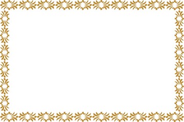 Simple Unique Frame with White Background, Golden Frame, Border Frame, Photo Frame, Amaizing Frame, Unique Frame