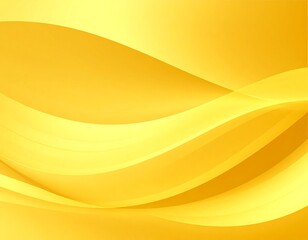 Abstract yellow background with flowing waves