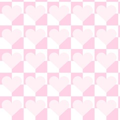 pink heart pattern background