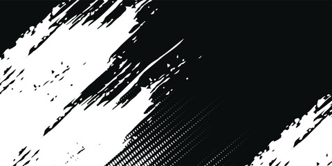 white color pattern gradient grunge texture background. Dots pop art comics sport style vector illustration Abstract background black with grunge speed lines modern corporate concept vector