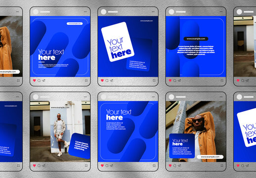 Social Media Post Mockup Set