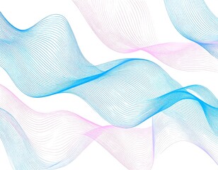 Fototapeta premium Abstract flowing lines