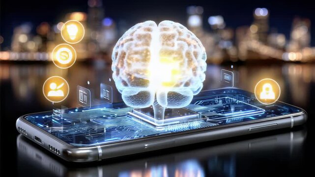Chatbot concept thread: smart connection, electronic neuron, logic sequence, digital sphere, memory archive, cloud formation, cyber interface, coded stream, science core, brain activity