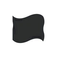 Waving Black Flag:  Design Element, Texture, Background