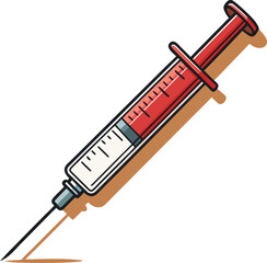 Fototapeta premium syringe with blood