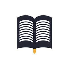 Open Book Icon: Knowledge, Learning, and Education Symbol