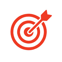 Achieving business success by hitting the bullseye on a dartboard, representing a perfectly targeted goal