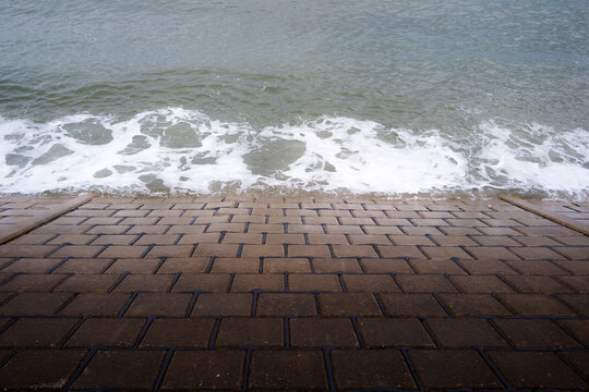 water and stone in Aberdeen in Scotland