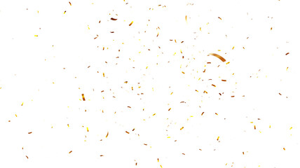 Golden Glitter Confetti Scatter PNG – Transparent Overlay for Digital Designs and Invitations, Gold Confetti Border PNG Transparent – Elegant Frame Decoration for Posters and Cards