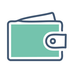 wallet with credit card icon