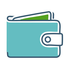 wallet with credit card icon