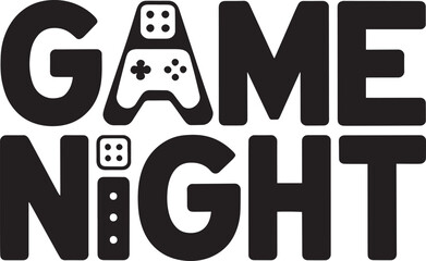 Video Game Controller Icon for Entertainment Event Advertisement Graphic Design Template