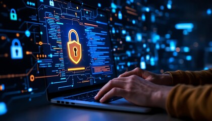 Obraz premium secure data protection and network security system