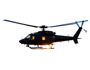 vector set of Military Helicopter silhouette 