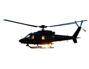 vector set of Military Helicopter silhouette 