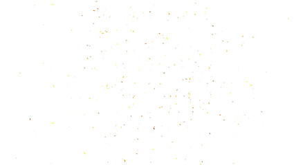 Golden confetti falling over on transparent background background. luxury sparkling, gold confetti, Gold sparkle ,splatter border, falling gold confetti. Realistic falling 3D gold confetti