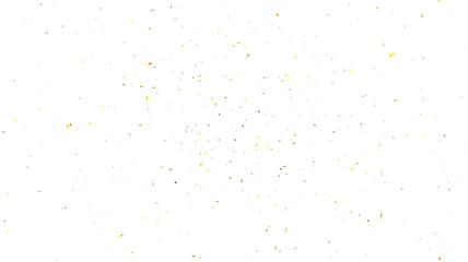 Golden confetti falling over on transparent background background. luxury sparkling, gold confetti, Gold sparkle ,splatter border, falling gold confetti. Realistic falling 3D gold confetti