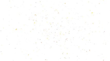 Golden confetti falling over on transparent background background. luxury sparkling, gold confetti, Gold sparkle ,splatter border, falling gold confetti. Realistic falling 3D gold confetti