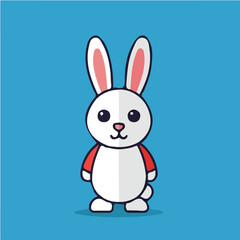 Rabbit vector illustration for motion graphics