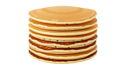 Isolated Stack of Pancakes