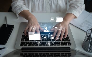 Document management system for secure file storage, organized access, and efficient digital...