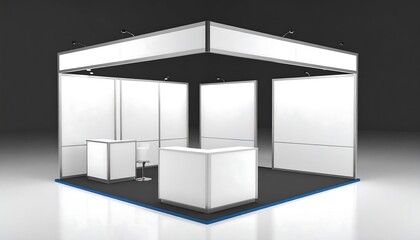 Blank exhibition stand design