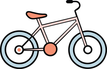 vector illustration of a bicycle