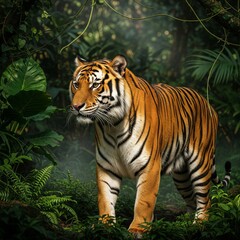 Obraz premium tiger in the forest