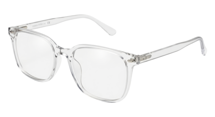 Isolated Transparent Frame Glasses