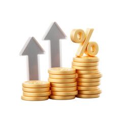 Financial Growth And Success Symbolizing Investment Prosperity And Economic Advancement