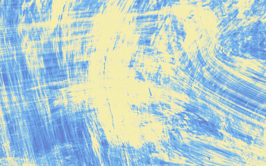 Abstract blue brush strokes on a light background, modern artistic texture noise, creative grunge paint pattern, expressive digital backdrop design