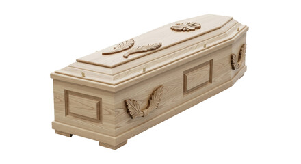 Isolated Casket