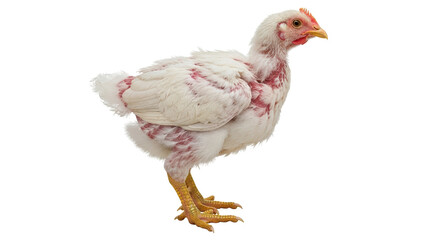 Isolated Young Chicken