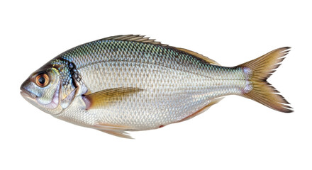 Isolated Sea Bream Fish