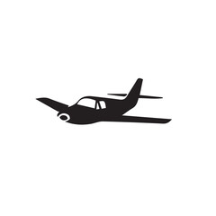Vector illustration of an airplane flying through the sky, perfect for travel, aviation, and transport concepts