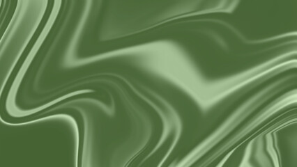 Green Satin Silk Fabric Background – Luxury Smooth Wavy Cloth Texture