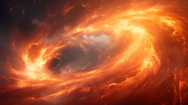 Intense firestorm swirling galaxy high resolution picture
