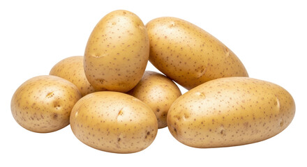 Isolated Pile of potatoes