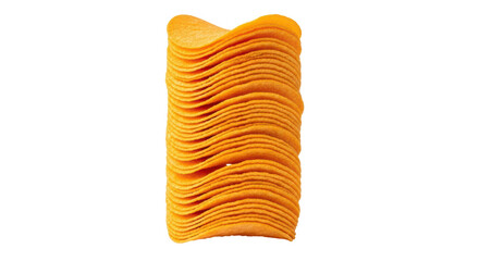 Isolated Stack of Potato Chips