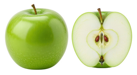 Isolated Green Apple