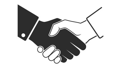Agreement in Handshake: A symbolic representation of agreement, business, and collaboration. The intertwined hands represent unity and shared purpose.