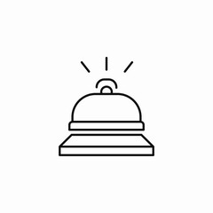 bell service ring icon sign vector