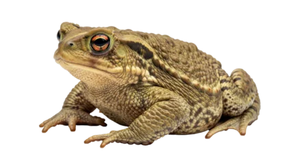 Selbstklebende Fototapeten Frosch Isolated Common Toad  © Jonas