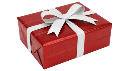 Isolated Red Gift Box