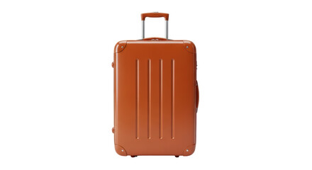 Isolated Brown Suitcase