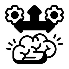 Decision Clarity Semi Solid Vector Icon