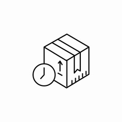 express delivery time icon sign vector