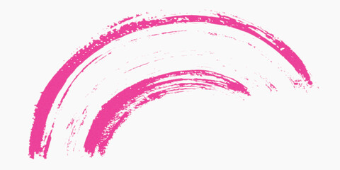 Abstract Pink Brushstroke Design Featuring a Clean White Background Layout modern artistic touch Design Element.