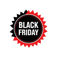 Black Friday and Discount Badges Set