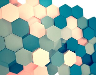 Abstract hexagonal pattern (1)